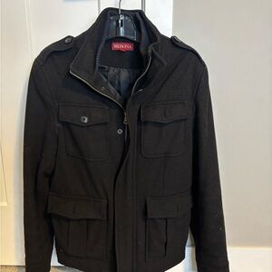 Merona Men's Black Pea Coat Jacket